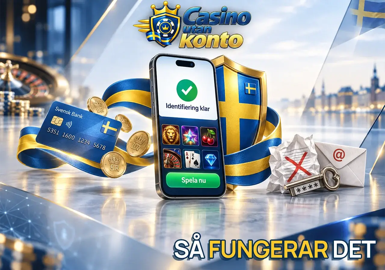 Så fungerar identifiering, betalning och spelstart utan traditionell registrering